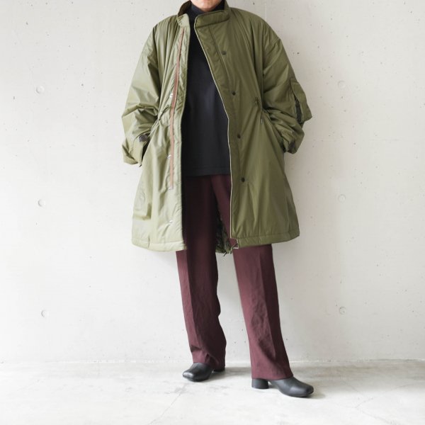 77circa (ナナナナサーカ) luster print m-48 test sample coat